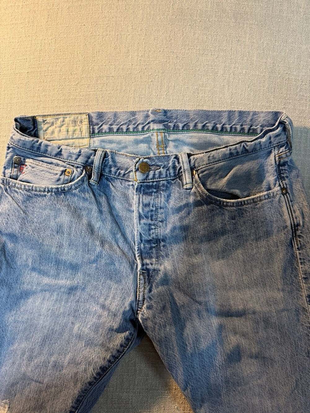 Polo Ralph Lauren Vintage 1967 Straight Leg Button Fly Denim Jeans - Picture 3 of 12
